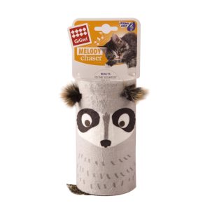 GiGwi Kattleksak MelodyChaser Tvättbjörn