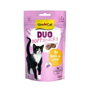 GimCat Duo Soft Snacks 50 g - Kyckling & lever