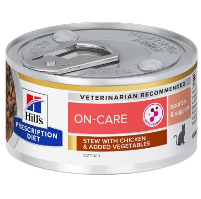 Hill's Prescription Diet ON-CARE med kyckling och grönsaker för katter 24 x 82 g