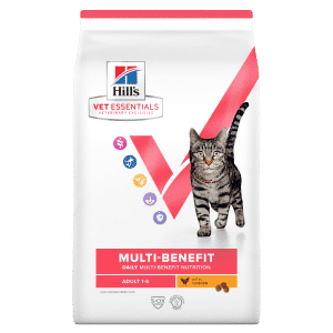 Hill's Vet Essentials MULTI-BENEFIT Adult torrfoder med kyckling för katter 6.5 kg