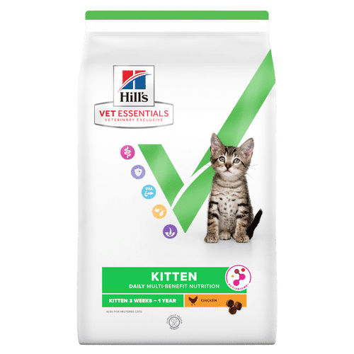 Hill's Vet Essentials Multi-Benefit Kitten med Kyckling för kattungar 1,5 kg