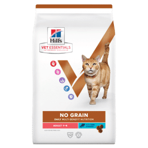 Hill's Vet Essentials MULTI-BENEFIT No Grain Adult torrfoder för katter med tonfisk & potatis 1.5 kg