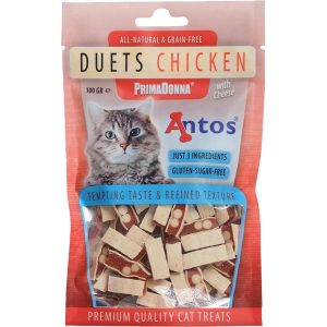 Kattgodis Primadonna Duets Kyckling & Ost 100g