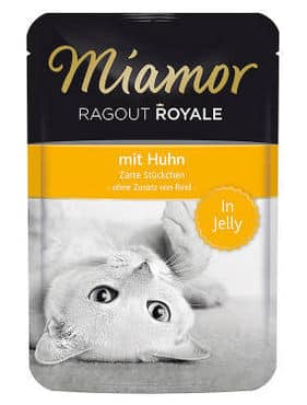 Miamor Ragout Royale i Gelé Kyckling 22 x 100 g för katter
