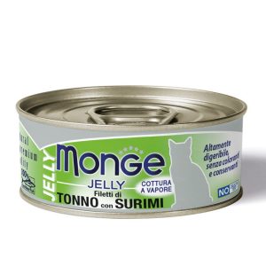 Monge Natural Tonfisk & Surimi 24 x 80 g för katter