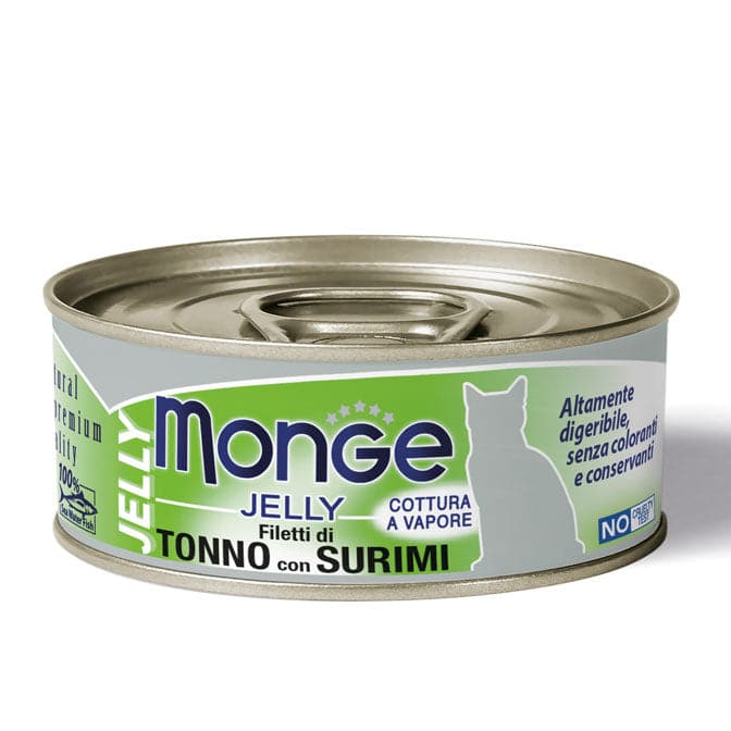Monge Natural Tonfisk & Surimi 24 x 80 g för katter