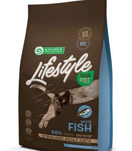 Nature‘s Protection Lifestyle Adult Cats Vitfisk torrfoder för katter 1,5 kg