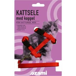Ozami Kattsele Med Koppelkattunge - Svart