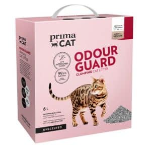 PrimaCat Odour Guard Oparfymerat Kattströ 6 l