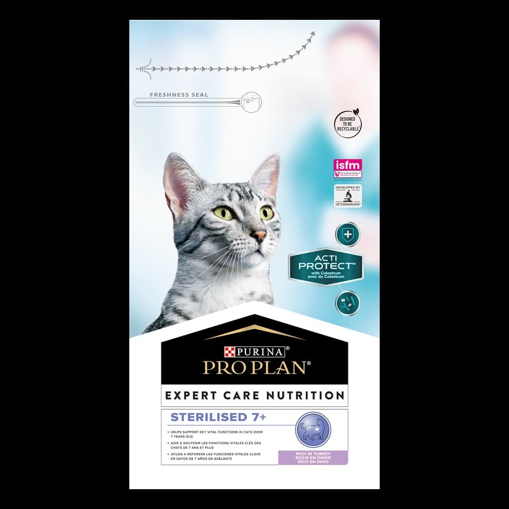 Purina Pro Plan Cat ECN ActiProtect Sterilised 7+ Turkey 3 kg