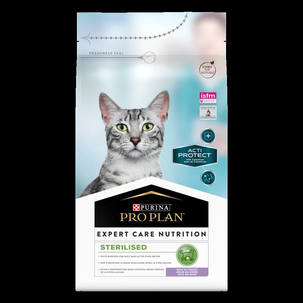Purina Pro Plan Cat ECN ActiProtect Sterilised Turkey 3 kg