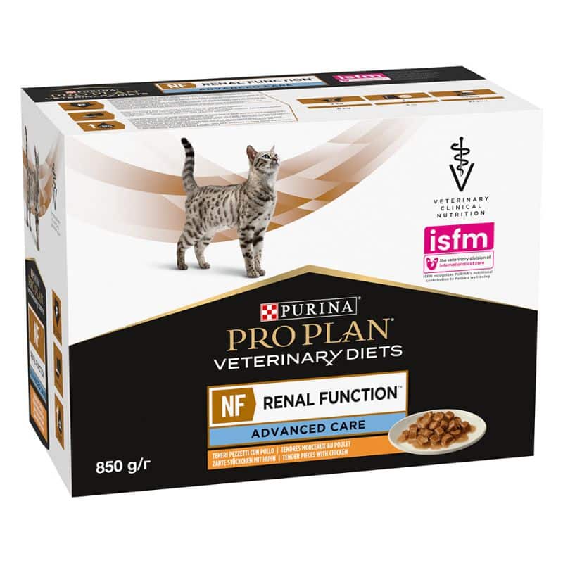 Purina Pro Plan Cat Veterinary Diets NF Renal Function Advanced Care Kattmat Kyckling 10 x 85 g