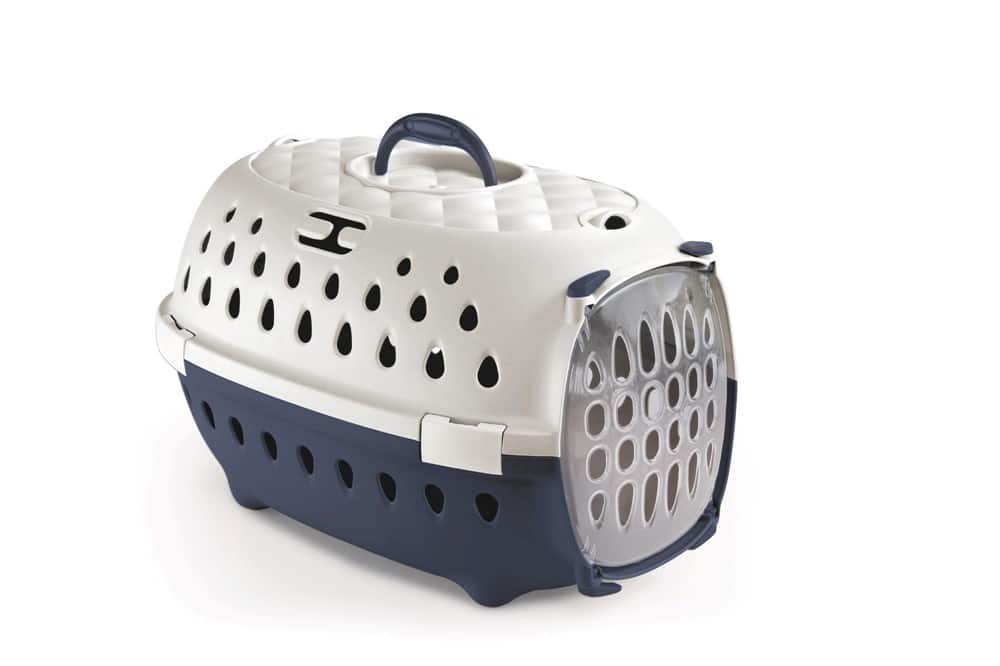 Transportbur Kruuse Stefanplast Gulliver Travel Chic Vit/Marinblå