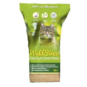 WaldStreu ekologiskt kattströ - 40 liter (10 kg)