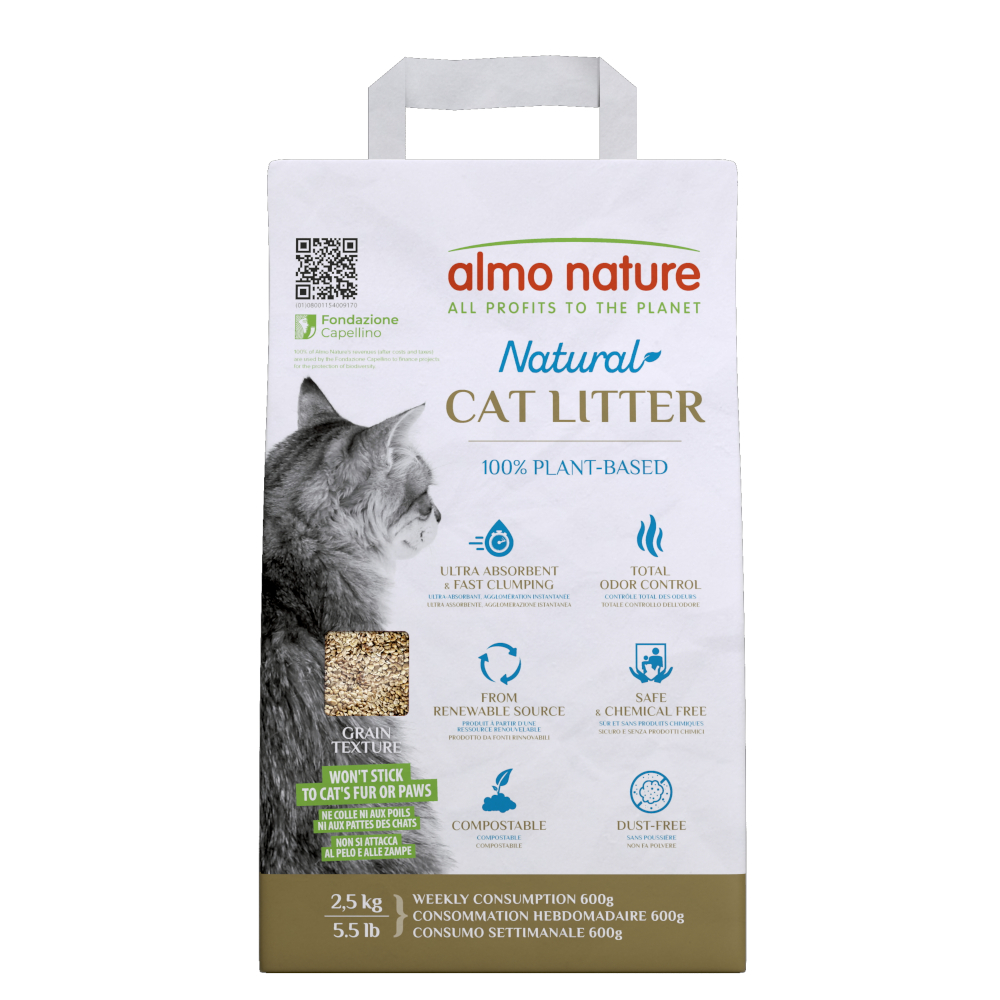 Almo Nature Natural Texture kattströ - 2,5 kg