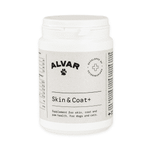 Alvar Pet Skin & Coat+ kosttillskott för hund och katt 140 g