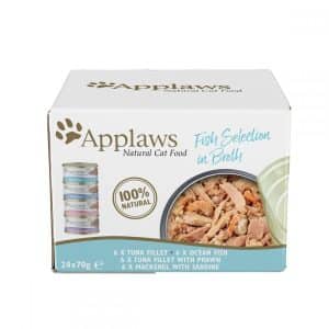 Applaws Selection in Broth Fish 24x70 g