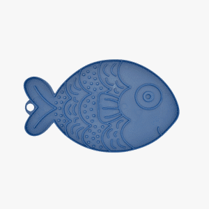 Fishka Slickmatta för hund & katt - Marinblå