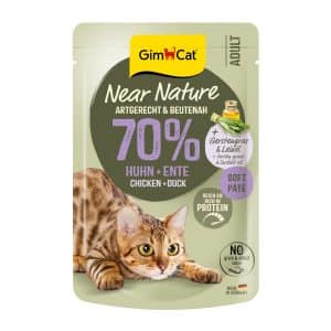 GimCat Near Nature 16 x 85 g - Kyckling & anka