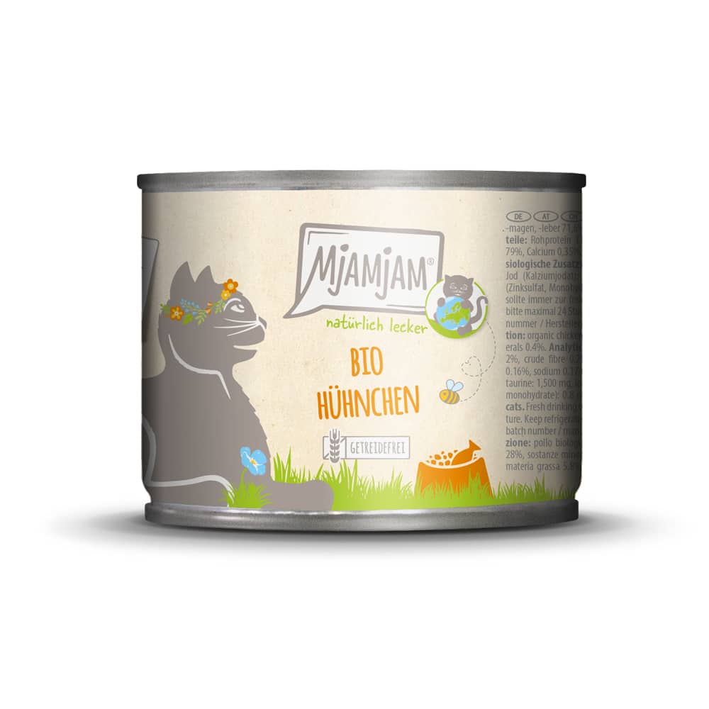 MjAMjAM Naturally Delicious ekologiskt 6 x 200 g - Ekologisk kyckling