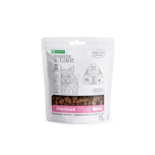 Nature's Protection Superior Care Sterilised fågelgodis 75 g för katter