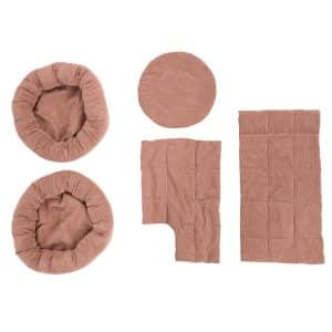 Reservdelar för Natural Paradise - Limited Edition Magnolia XL Plus kuddset: gammelrosa manchester