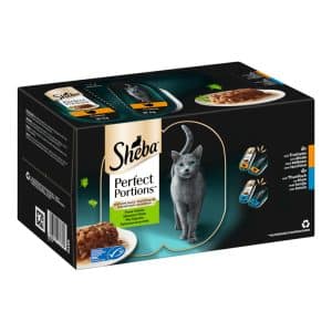 Sheba Perfect Portions Mix 16 x 37,5 g - Kalkon + Tonfisk i sås