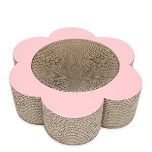 TIAKI Flower klösmöbel för katter - ca L 37 x B 34,6 x H 10 cm