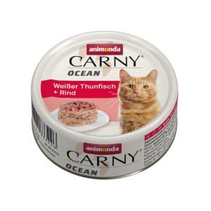 animonda Carny Ocean 12 x 80 g - Vit tonfisk & nötkött 12 x 80 g