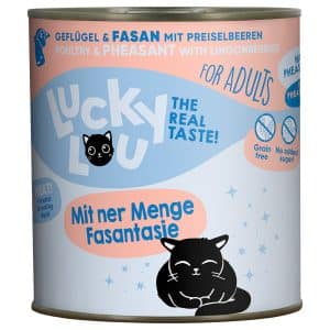 Lucky Lou Adult 6 x 800 g - Fjäderfä & fasan