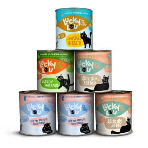 Lucky Lou Adult 6 x 800 g - Wild Mix (4 sorter)