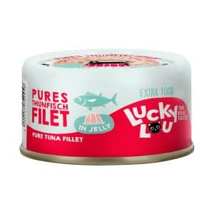 Lucky Lou Extra Food i gelé 12 x 70 g - Tonfiskfilé