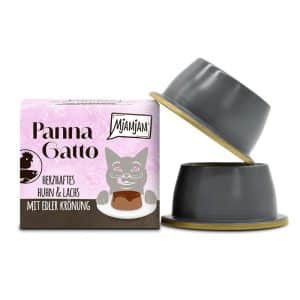 MjAMjAM Panna Gatto 2 x 80 g - Smakrik kyckling & lax med god topping