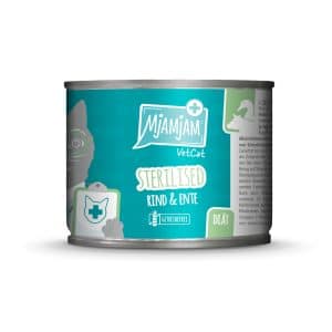 MjAMjAM VetCat Sterilized 6 x 200 g - Nötkött & anka