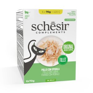 Schesir Complements i gelé 6 x 70 g - Kyckling med havsabborre