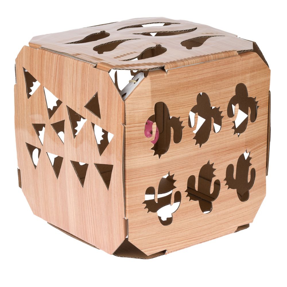TIAKI lekbox med boll - L 26 x B 26 x H 26 cm
