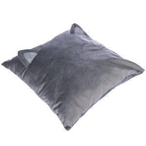 TIAKI prydnadskudde med kattansikte - 1 St