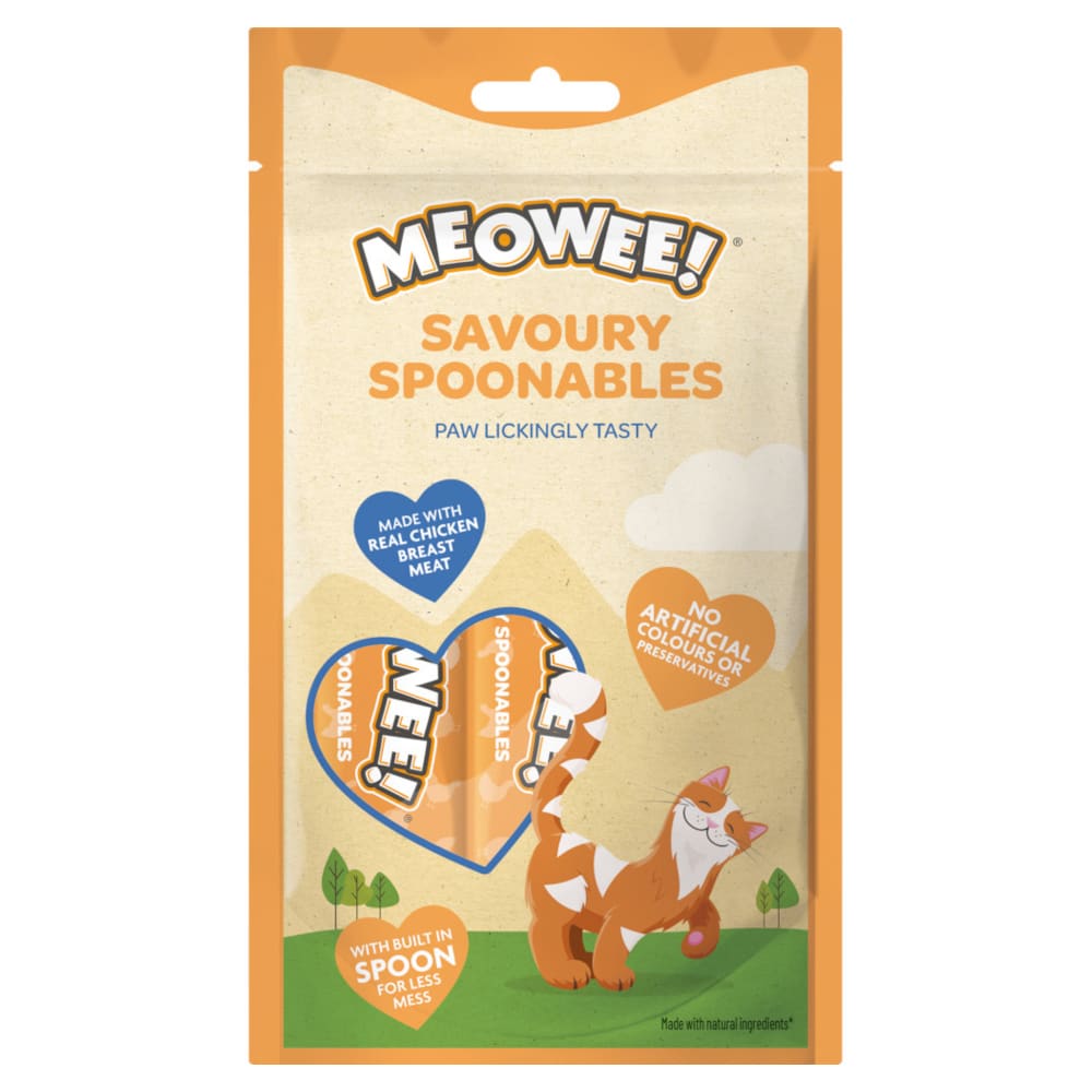 Meowee! Savoury Spoonables 8 x 14 g - Kyckling