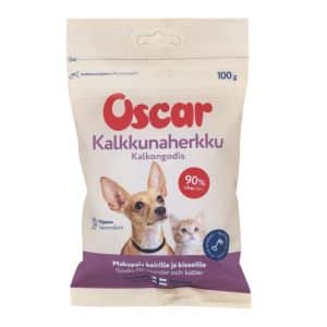 Oscar Kalkongodis 100 g för hundar och katter