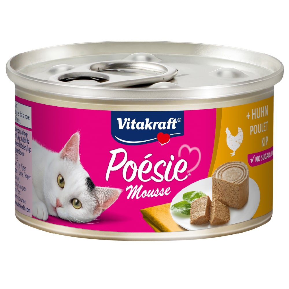 Vitakraft Poésie Mousse 12 x 85 g - Kyckling