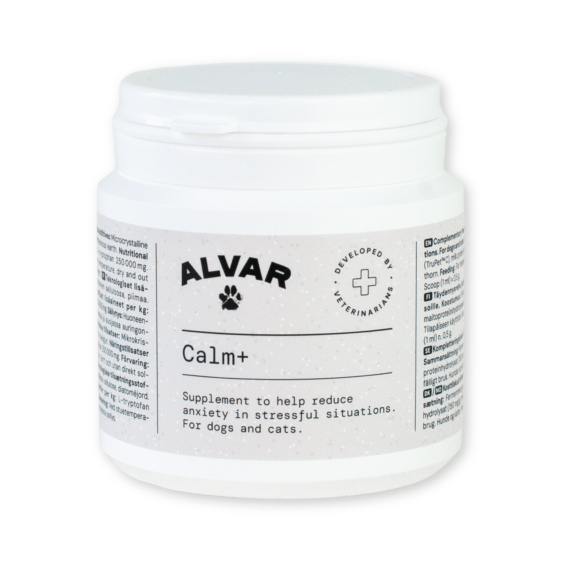 Alvar Pet Calm+ tillskott för hund och katt 75 g
