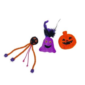 Beeztees Cat Halloween Boeh Kattleksaker 3-pack