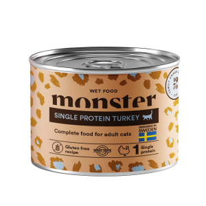 Cat Adult Single Protein Turkey - 6 x 200 g