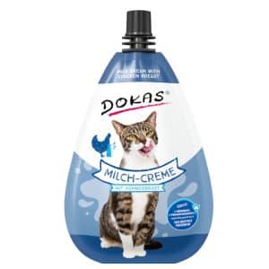 Dokas mjölkkräm med kycklingbröst - Ekonomipack: 4 x 80 g
