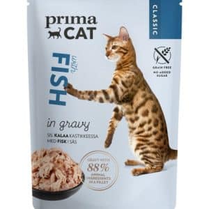 PrimaCat Classic Fisk i sås för katter 28 x 85 g