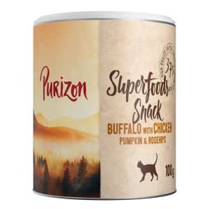 Purizon Superfood Snack katt 100 g - Buffel med kyckling, pumpa & nypon 100 g