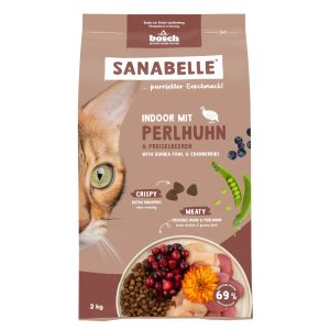 Sanabelle Indoor med pärlhöns - 2 kg