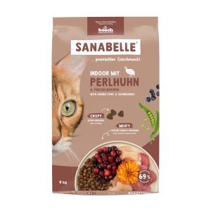 Sanabelle Indoor med pärlhöns - 8 kg
