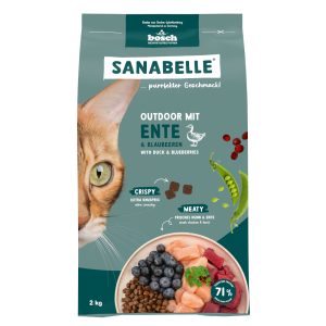 Sanabelle Outdoor med anka - 2 kg