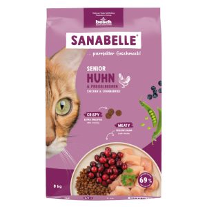 Sanabelle Senior med kyckling - Ekonomipack: 2 x 8 kg
